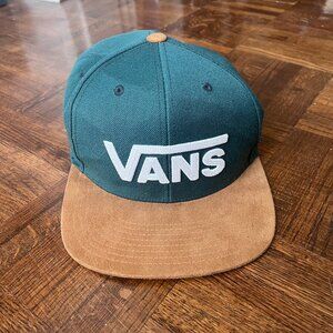 Vans Green and Brown snapback hat